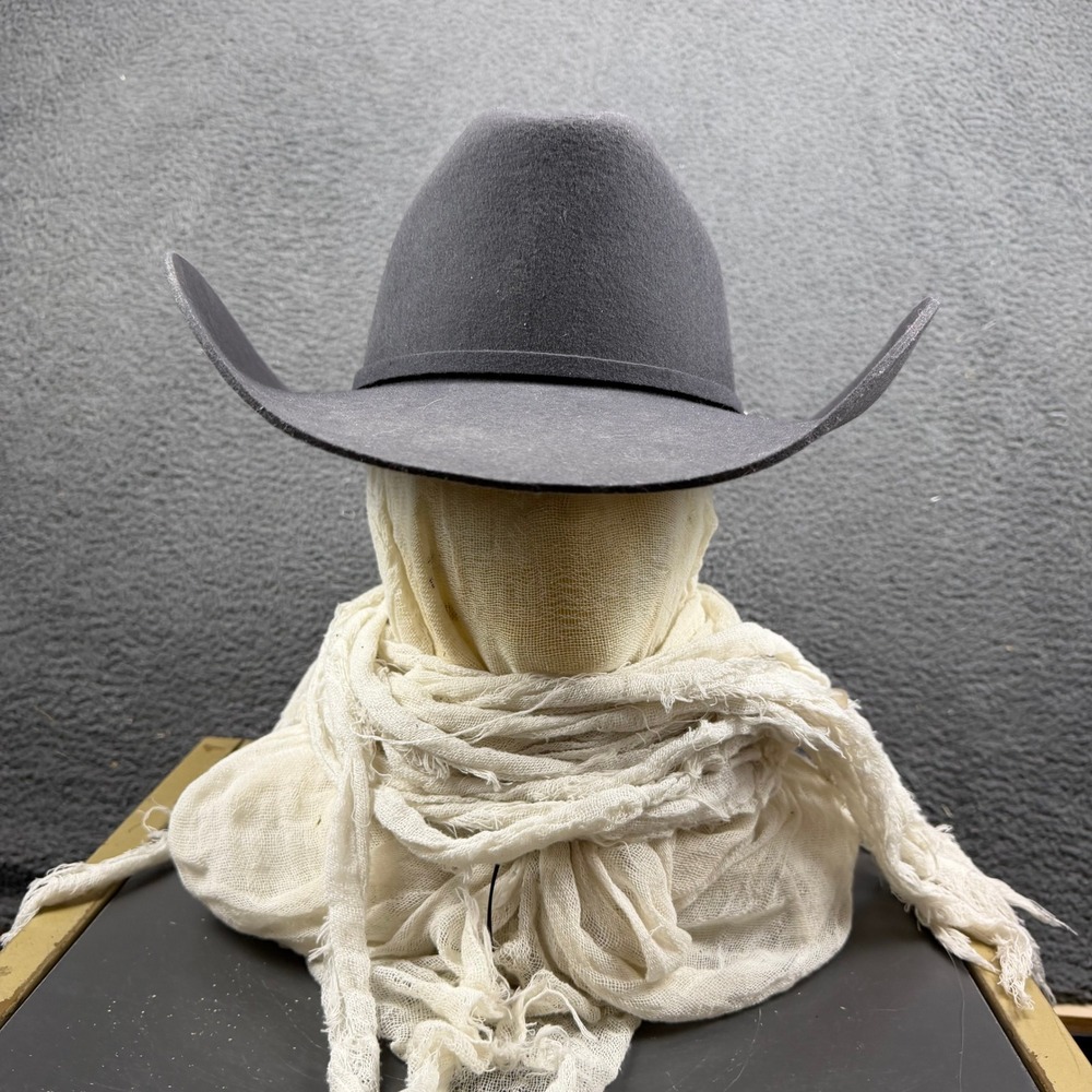 Stetson San Angelo Mason 4X Wool Cowboy Hat Granite Grey 7 1/2 SWMSON-72424974